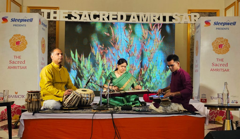 shankar slide guitar recital, dr kamala shankar, the sacred amritsar, sleepwell, teamwork arts, festival ambassador, amritsar, punjab, india, onlyprathamesh